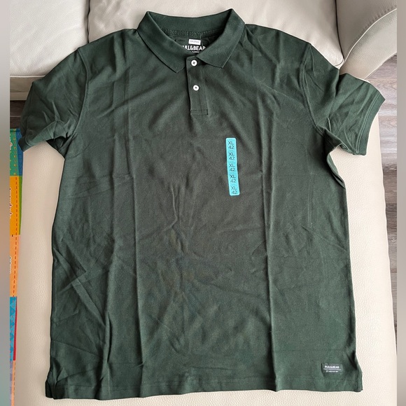 NWT- Pull & Bear Men’s Regular Fit Polo Shirt - Size XL - Picture 2 of 8